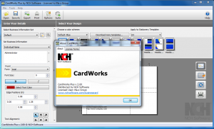 cardworks business card software code
